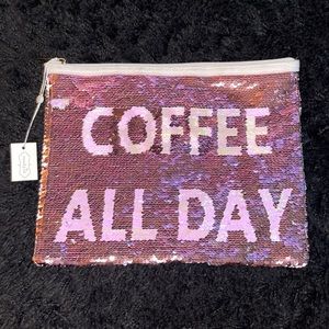 Coffee All Day, Rose All Day Clutch